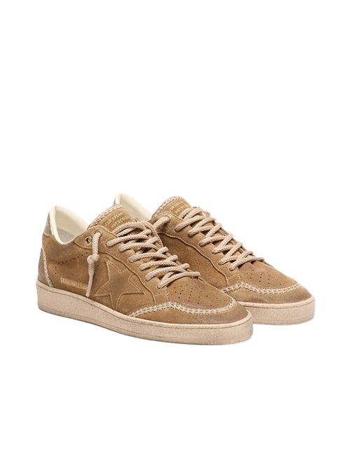 Golden Goose ballstar suede tobacco Golden Goose | GWF00117.F008707.55802TOBACCO/GOLD